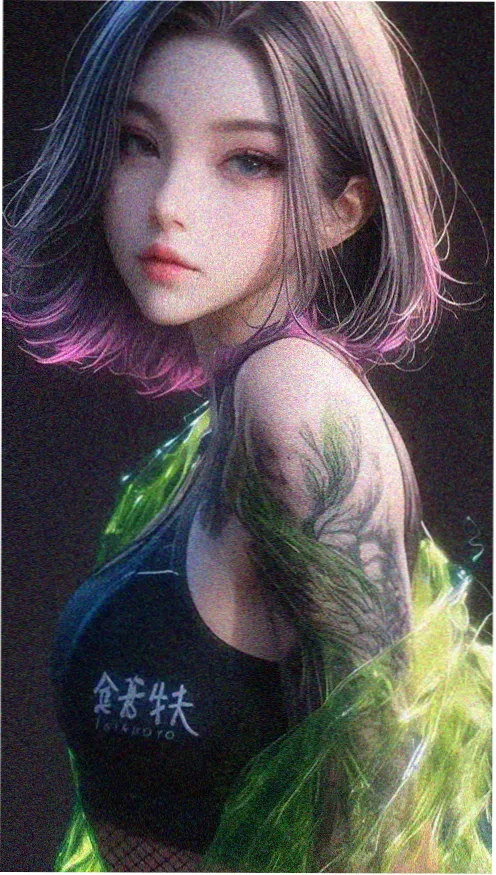 动漫女孩奇幻银发魔女的黄昏